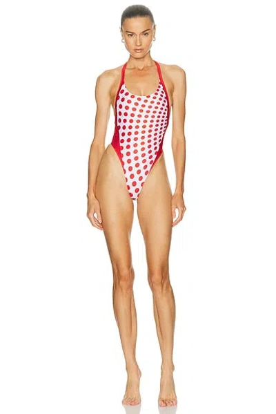 Jean Paul Gaultier One Piece Swimsuit In Pink