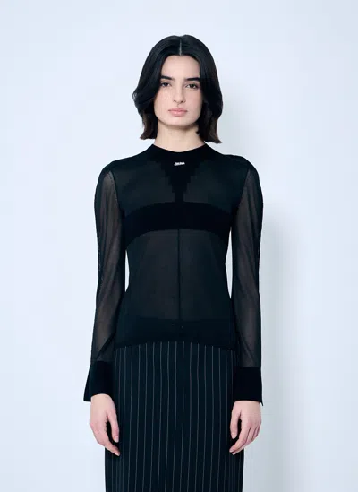 JEAN PAUL GAULTIER OPEN-KNIT SWEATER
