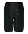 Jean Paul Gaultier Open-line Detail Shorts In Black
