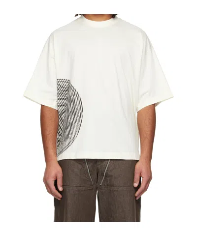 Jean Paul Gaultier Oversized Cotton Jersey T-shirt In White