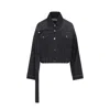 Jean Paul Gaultier Oversized Denim Jacket Women In Black