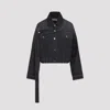 Jean Paul Gaultier Relaxed Fit Denim Outerwear In Black