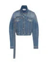 Jean Paul Gaultier Women Oversized Denim Jacket In Blue