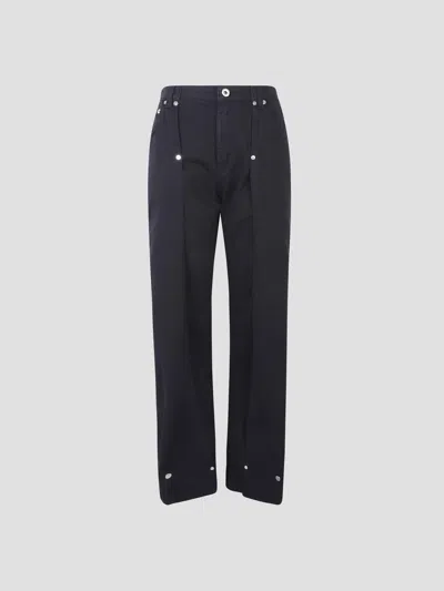 Jean Paul Gaultier Oversized Denim Trousers In Blue