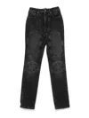 Jean Paul Gaultier Padded-panel Jeans In Black