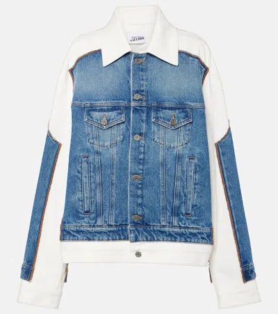 JEAN PAUL GAULTIER PANELED DENIM JACKET