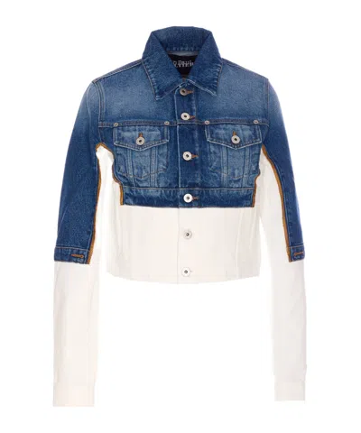 JEAN PAUL GAULTIER JEAN PAUL GAULTIER PANELLED DENIM JACKET