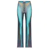 Jean Paul Gaultier "re-edition: Flare Trousers" Trousers In Blue