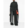 Jean Paul Gaultier Drawstring Casual Pants In Black