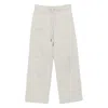 Jean Paul Gaultier Drawstring-cuffed Track Pants In White