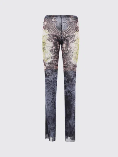 Jean Paul Gaultier Pants  Woman Color Black In Multi