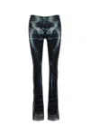 Jean Paul Gaultier Sheer Tulle Trousers X-ray Print In Printed