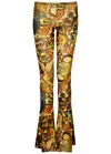 JEAN PAUL GAULTIER PAPILLON PRINTED TULLE TROUSERS