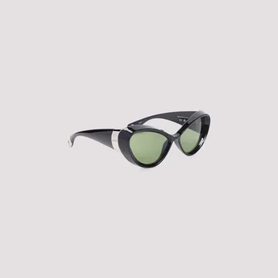 Jean Paul Gaultier Parisian Cat Acetate Sunglasses In Black