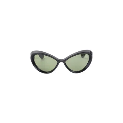 Jean Paul Gaultier "parisian Cat" Acetate Sunglasses In Gray