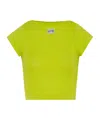 Jean Paul Gaultier The Gaultier Short Sleeves T-shirt In Yellow