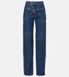 Jean Paul Gaultier Patchwork Jeans In Blue
