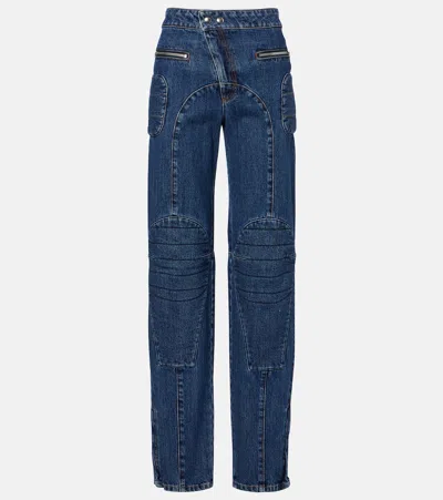 Jean Paul Gaultier Patchwork Jeans In Blue