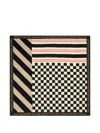 Jean Paul Gaultier Patchwork Silk Scarf In Multi