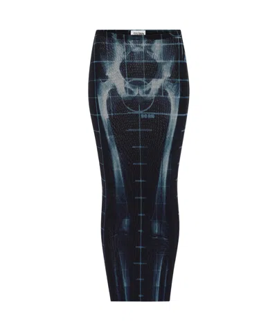 JEAN PAUL GAULTIER X-RAY MAXI SKIRT