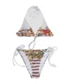 Jean Paul Gaultier Patterned Bikini In Multi