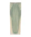 Jean Paul Gaultier Mesh Spiral Long Skirt In Nude
