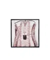 Jean Paul Gaultier Patterned Square Scarf In White