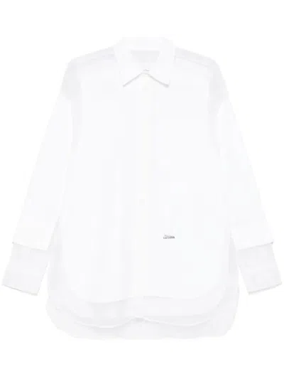 JEAN PAUL GAULTIER WHITE LAYERED SHIRT
