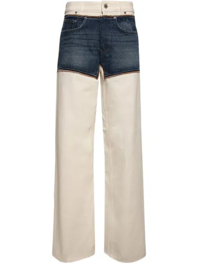 JEAN PAUL GAULTIER PETIT GRAND PANELLED JEANS
