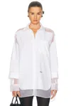 Jean Paul Gaultier Button-front Shirt In White