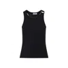 Jean Paul Gaultier Tank Top With Gold-tone Hardware And Ribbed Texture