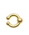 Jean Paul Gaultier Piercing Ear Cuff In Yellow