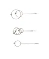 Jean Paul Gaultier Piercing Hair Pins (set Of Three) In White