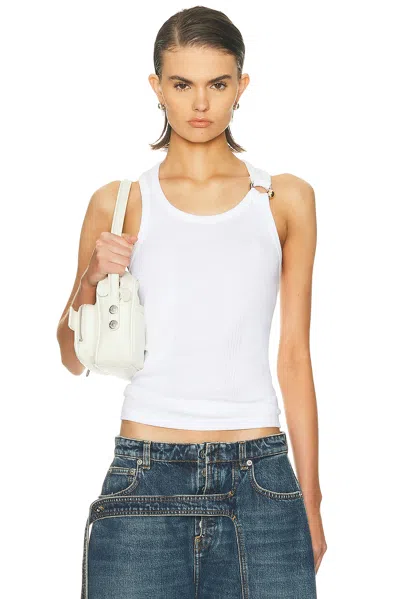 Jean Paul Gaultier Piercing Tank Top In White