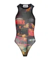 Jean Paul Gaultier Pigalle Bodysuit Woman Black In Polyamide In Black