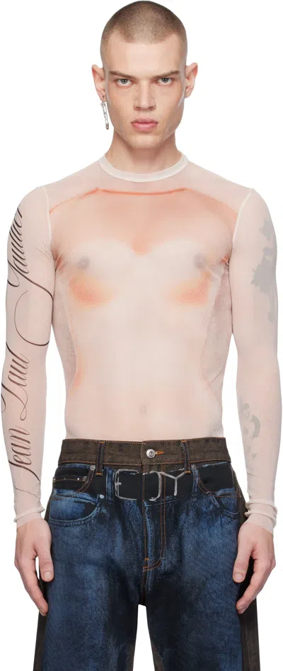 Jean Paul Gaultier Pink 'le Classique' Long Sleeve Top In 2026-palepink/dustyp