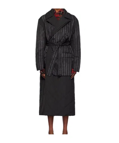 JEAN PAUL GAULTIER PINSTRIPE COAT