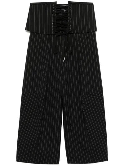 JEAN PAUL GAULTIER PINSTRIPED TROUSERS