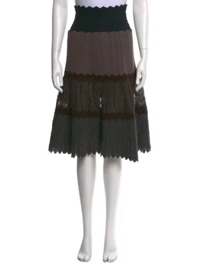 Pre-owned Jean Paul Gaultier Pleated Accents Knee-length Skirt In Multi