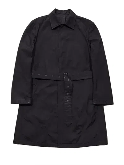 Pre-owned Jean Paul Gaultier Pleated Belted Trench Coat In Brown