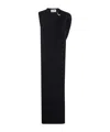Jean Paul Gaultier Pleated Detail Dress In Black