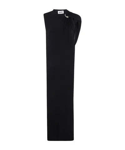 JEAN PAUL GAULTIER PLEATED DETAIL DRESS