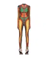 Jean Paul Gaultier Polka Dot Jumpsuit In Multi