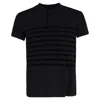 Jean Paul Gaultier Polo Shirt In Black Stripes Cotton In Black