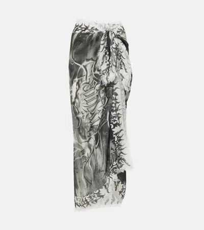 Jean Paul Gaultier Printed Beach Cover-up In Multicoloured