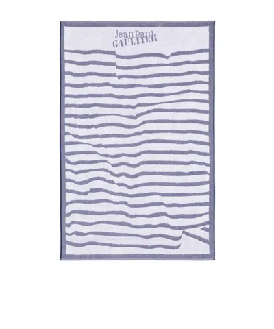 Jean Paul Gaultier Printed Beach Towel In White