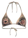 Jean Paul Gaultier Printed Bikini Top