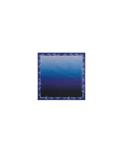 Jean Paul Gaultier Printed Cage Yarn In Blue