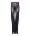 Jean Paul Gaultier Body-print Mesh Trousers In Multi