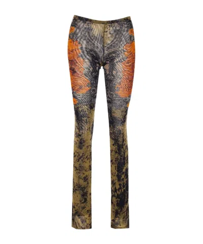 JEAN PAUL GAULTIER PRINTED CASUAL PANTS